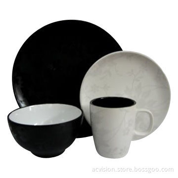 Ceramic dinnerware sets, porcelain cheap dishes good reputation factory